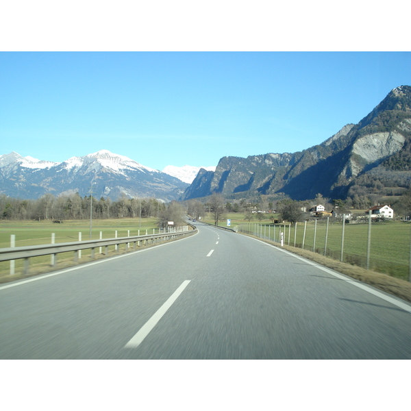 Picture Swiss Chur to Vaduz Road 2007-01 3 - Discovery Chur to Vaduz Road