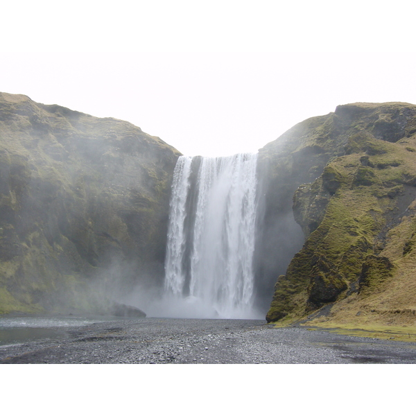 Picture Iceland Skogafoss 2003-03 15 - History Skogafoss