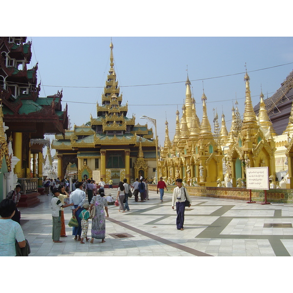 Picture Myanmar Yangon Shwedagon Pagoda 2005-01 24 - History Shwedagon Pagoda