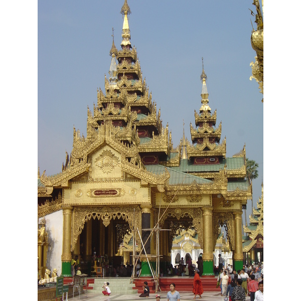 Picture Myanmar Yangon Shwedagon Pagoda 2005-01 18 - History Shwedagon Pagoda