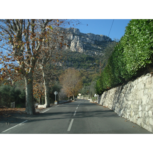 Picture France French Riviera Vence to St. Jeannet Road 2006-12 25 - Center Vence to St. Jeannet Road