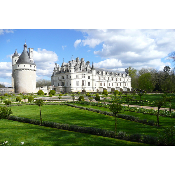 Picture France Chenonceau Castle Gardens of Chenonceau 2008-04 46 - Center Gardens of Chenonceau