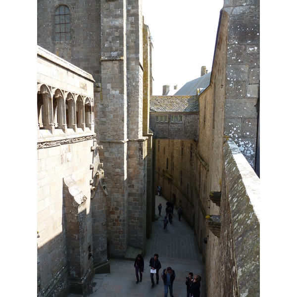 Picture France Mont St Michel Mont St Michel Abbey 2010-04 64 - Tours Mont St Michel Abbey