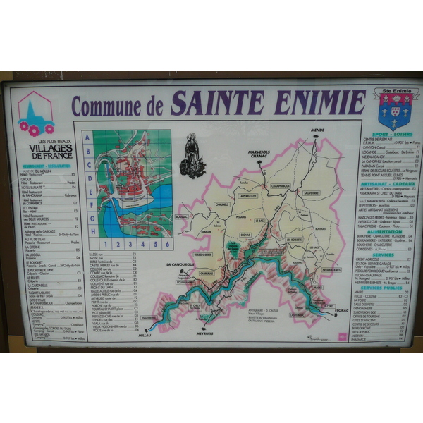 Picture France Sainte Enimie 2008-04 17 - History Sainte Enimie