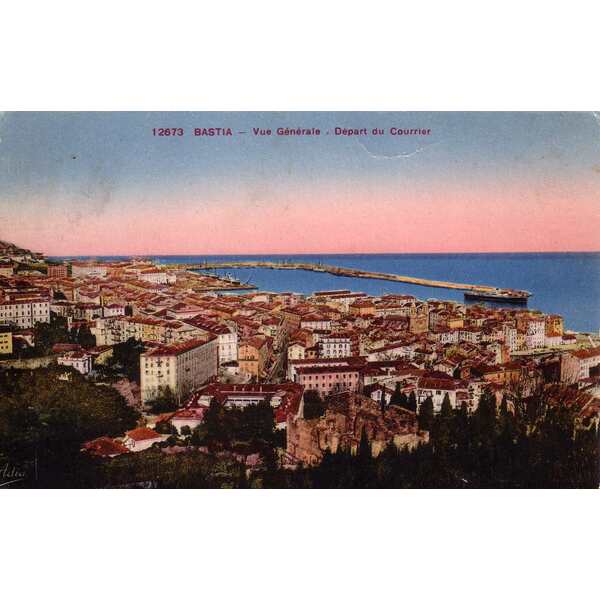 Picture France Corsica Old Postcards bastia 1900-01 71 - Tours bastia