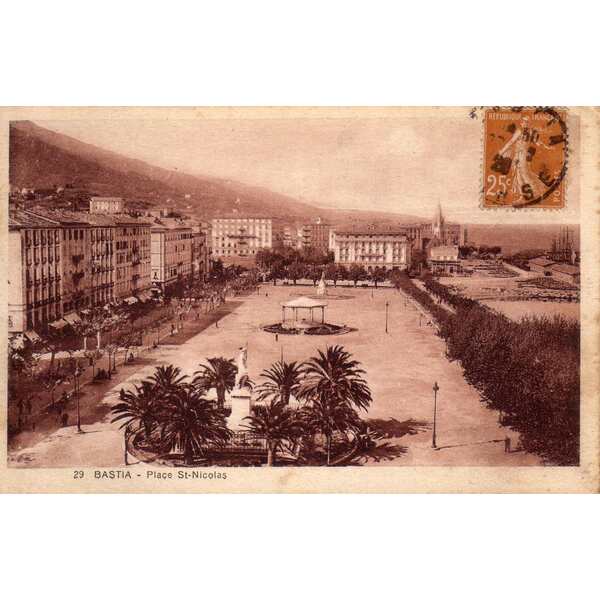 Picture France Corsica Old Postcards bastia 1900-01 44 - Recreation bastia