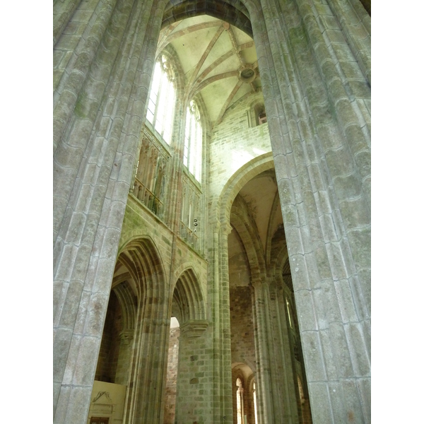 Picture France Mont St Michel Mont St Michel Abbey 2010-04 8 - History Mont St Michel Abbey