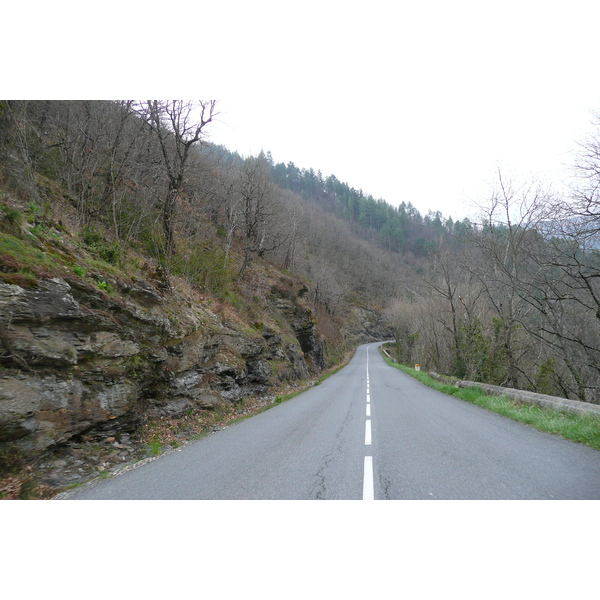 Picture France Cevennes Mountains Cocures to Florac road 2008-04 28 - History Cocures to Florac road