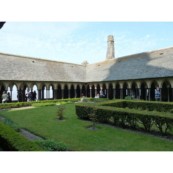 Picture France Mont St Michel Mont St Michel Abbey Cloister 2010-04 59 - Around Mont St Michel Abbey Cloister