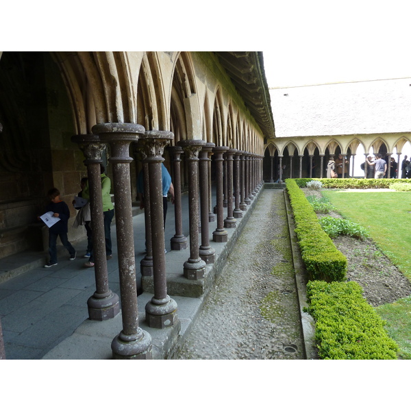 Picture France Mont St Michel Mont St Michel Abbey Cloister 2010-04 61 - Journey Mont St Michel Abbey Cloister