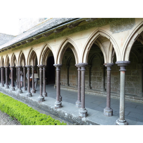 Picture France Mont St Michel Mont St Michel Abbey Cloister 2010-04 88 - Recreation Mont St Michel Abbey Cloister