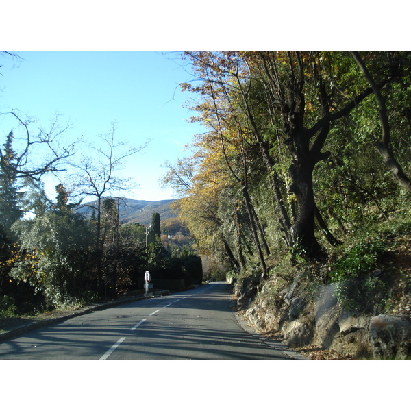 Picture France French Riviera Col de Vence road 2007-01 13 - History Col de Vence road