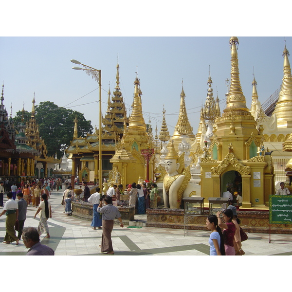 Picture Myanmar Yangon Shwedagon Pagoda 2005-01 10 - History Shwedagon Pagoda