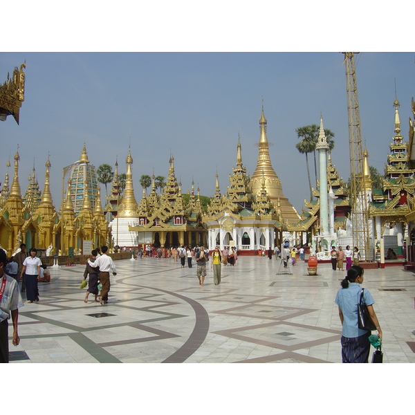 Picture Myanmar Yangon Shwedagon Pagoda 2005-01 2 - Tours Shwedagon Pagoda