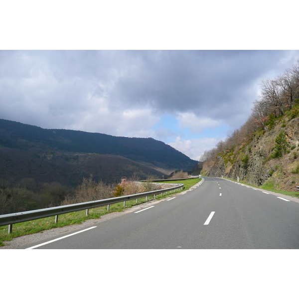 Picture France Cevennes Mountains Cocures to Florac road 2008-04 16 - Tour Cocures to Florac road