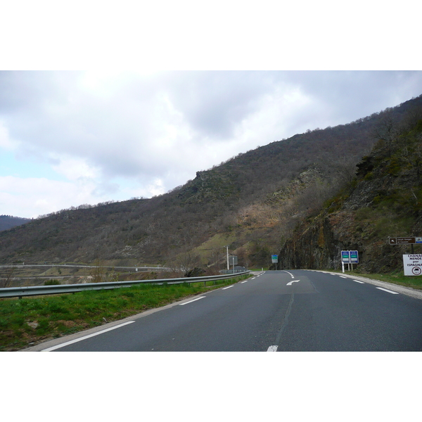 Picture France Cevennes Mountains Cocures to Florac road 2008-04 19 - History Cocures to Florac road