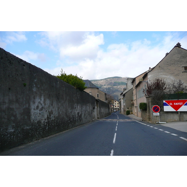 Picture France Cevennes Mountains Cocures to Florac road 2008-04 18 - History Cocures to Florac road