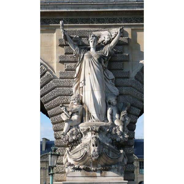 Picture France Paris Louvre Riverside facade of Louvre 2007-07 21 - Tour Riverside facade of Louvre