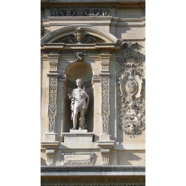 Picture France Paris Louvre Riverside facade of Louvre 2007-07 25 - Discovery Riverside facade of Louvre