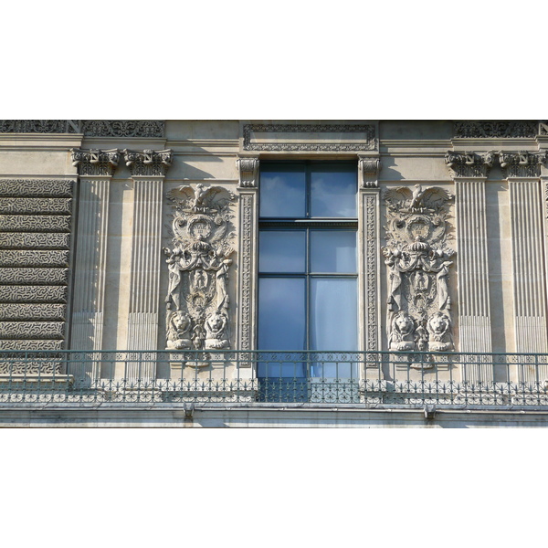 Picture France Paris Louvre Riverside facade of Louvre 2007-07 8 - Center Riverside facade of Louvre