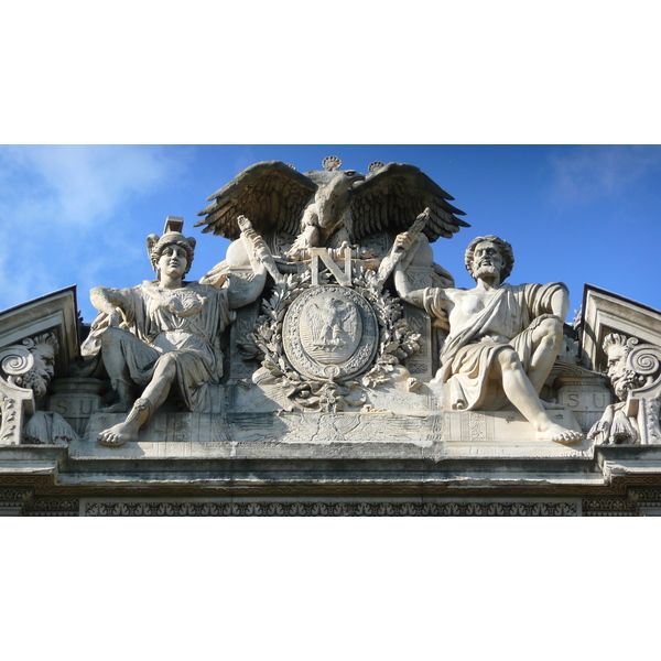 Picture France Paris Louvre Riverside facade of Louvre 2007-07 11 - Around Riverside facade of Louvre