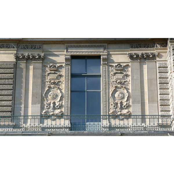 Picture France Paris Louvre Riverside facade of Louvre 2007-07 4 - Discovery Riverside facade of Louvre