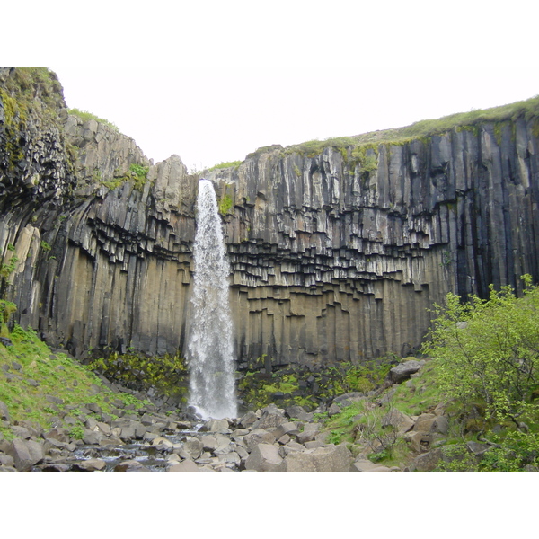 Picture Iceland Svartifoss 2003-06 4 - History Svartifoss