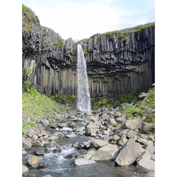 Picture Iceland Svartifoss 2003-06 2 - History Svartifoss