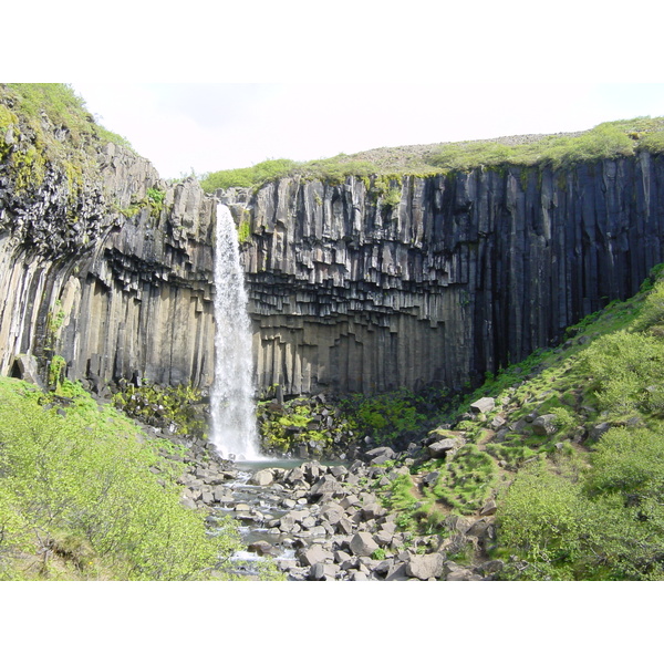 Picture Iceland Svartifoss 2003-06 8 - Journey Svartifoss