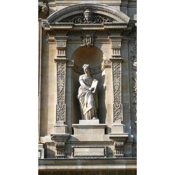 Picture France Paris Louvre Riverside facade of Louvre 2007-07 10 - Center Riverside facade of Louvre