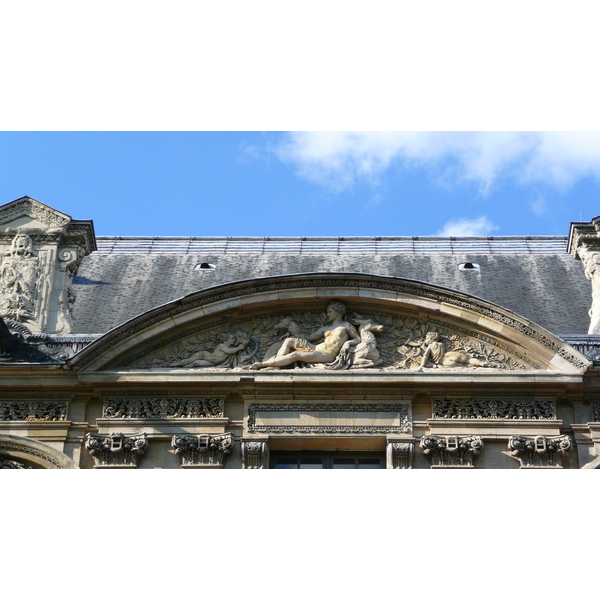 Picture France Paris Louvre Riverside facade of Louvre 2007-07 17 - Tour Riverside facade of Louvre