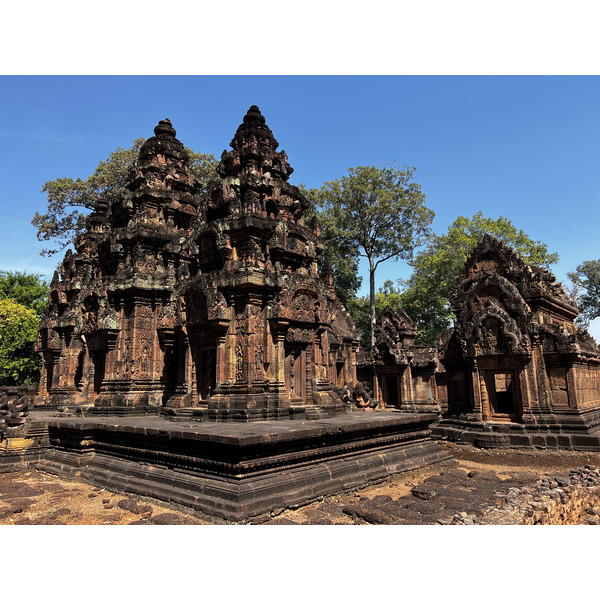 Picture Cambodia Siem Reap ⁨Banteay Srei⁩ 2023-01 36 - Center ⁨Banteay Srei⁩