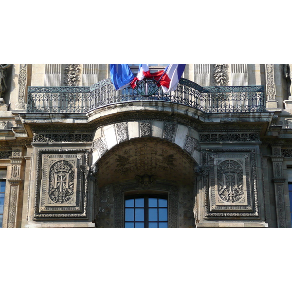 Picture France Paris Louvre Riverside facade of Louvre 2007-07 47 - Center Riverside facade of Louvre