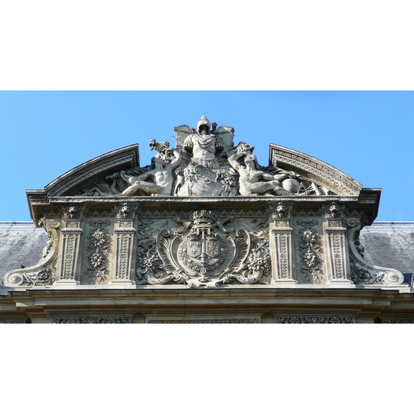 Picture France Paris Louvre Riverside facade of Louvre 2007-07 19 - Tour Riverside facade of Louvre