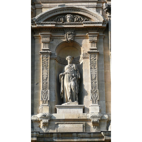 Picture France Paris Louvre Riverside facade of Louvre 2007-07 12 - Center Riverside facade of Louvre