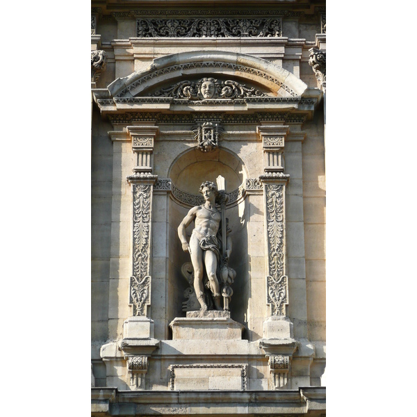 Picture France Paris Louvre Riverside facade of Louvre 2007-07 41 - History Riverside facade of Louvre