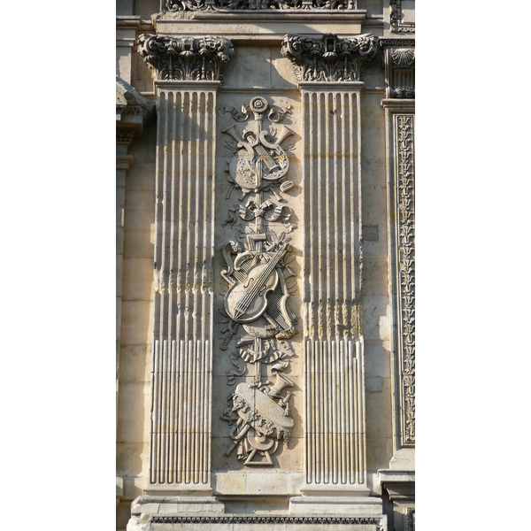 Picture France Paris Louvre Riverside facade of Louvre 2007-07 33 - Around Riverside facade of Louvre