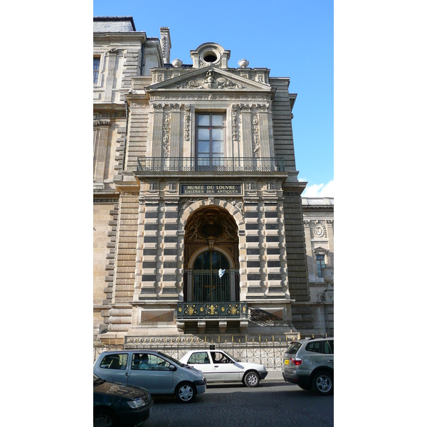 Picture France Paris Louvre Riverside facade of Louvre 2007-07 34 - Recreation Riverside facade of Louvre