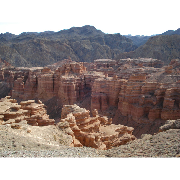 Picture Kazakhstan Charyn Canyon 2007-03 212 - Center Charyn Canyon