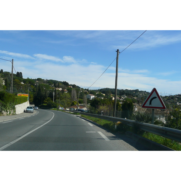 Picture France French Riviera Vence to Cagnes road 2008-03 31 - Discovery Vence to Cagnes road