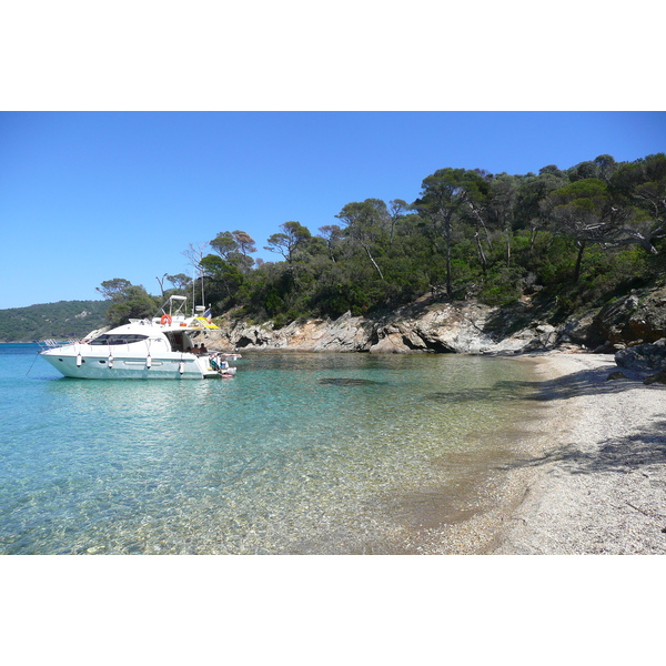 Picture France Porquerolles Island Alycastre beach 2008-05 2 - Center Alycastre beach