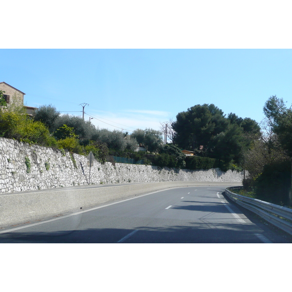 Picture France French Riviera Vence to Cagnes road 2008-03 8 - Center Vence to Cagnes road