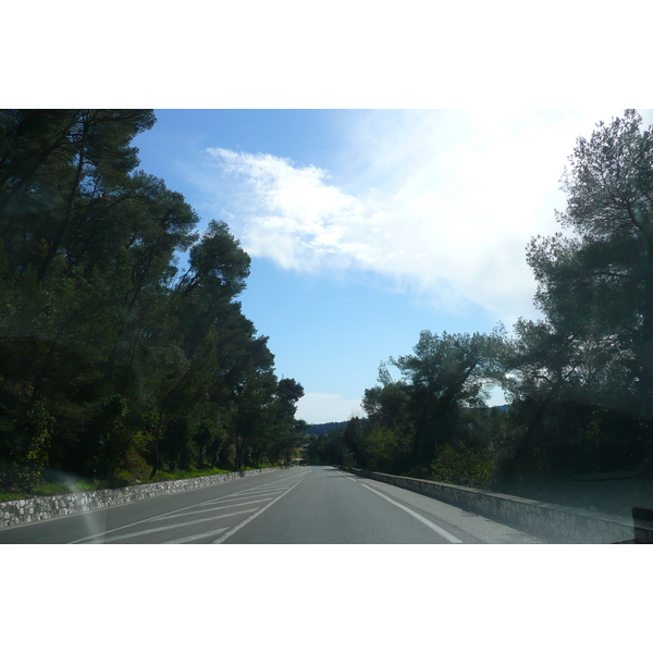 Picture France French Riviera Vence to Cagnes road 2008-03 24 - Journey Vence to Cagnes road