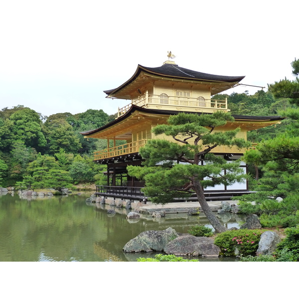 Picture Japan Kyoto Kinkakuji Temple(Golden Pavilion) 2010-06 25 - Center Kinkakuji Temple(Golden Pavilion)