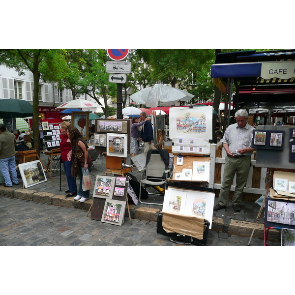 Picture France Paris Place du Tertre 2007-06 36 - Tour Place du Tertre