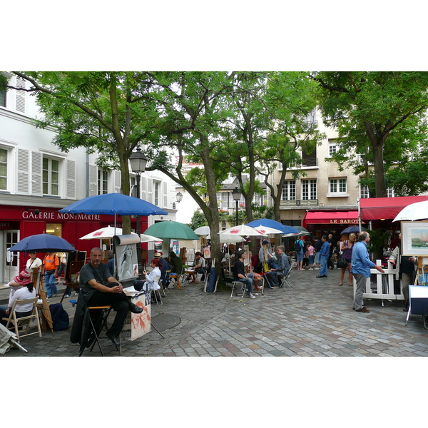 Picture France Paris Place du Tertre 2007-06 28 - Tour Place du Tertre