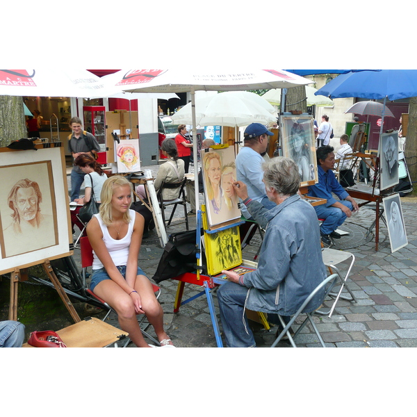 Picture France Paris Place du Tertre 2007-06 1 - History Place du Tertre