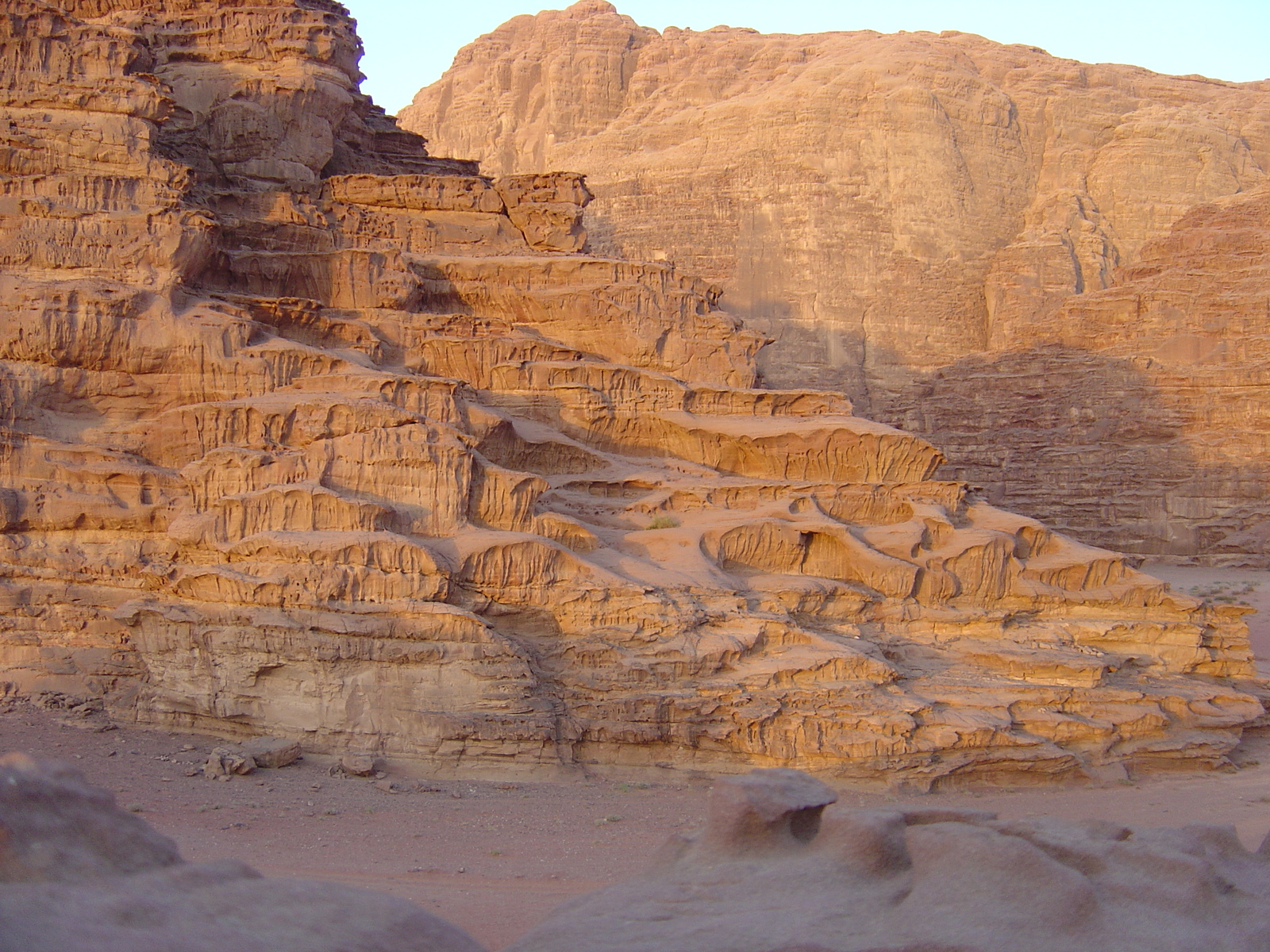 Picture Jordan Wadi Rum Desert 2004-10 38 - Trail Wadi Rum Desert