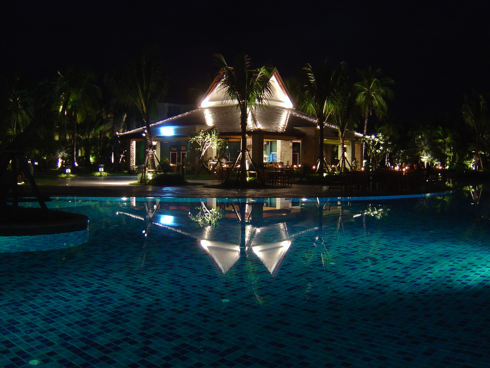 Picture Thailand Khao Lak Meridien Khao Lak Hotel By Night 2005-12 44 - Picture By Night