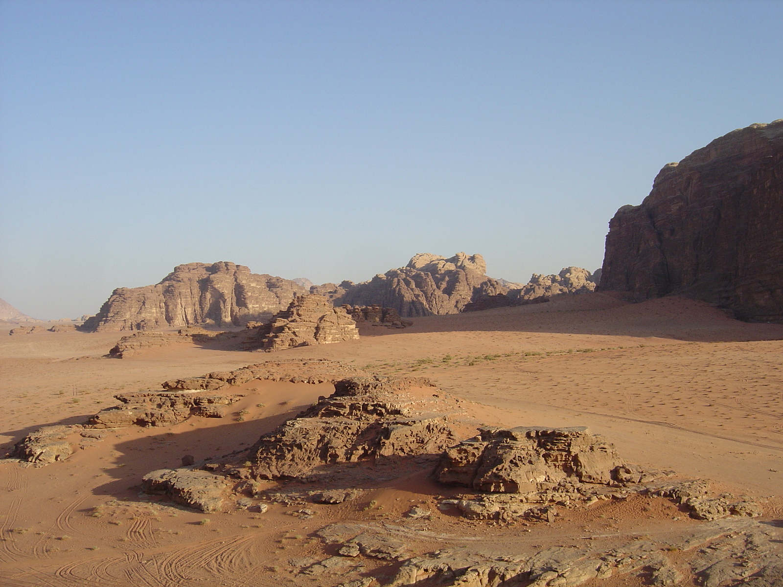 Picture Jordan Wadi Rum Desert 2004-10 98 - Trail Wadi Rum Desert